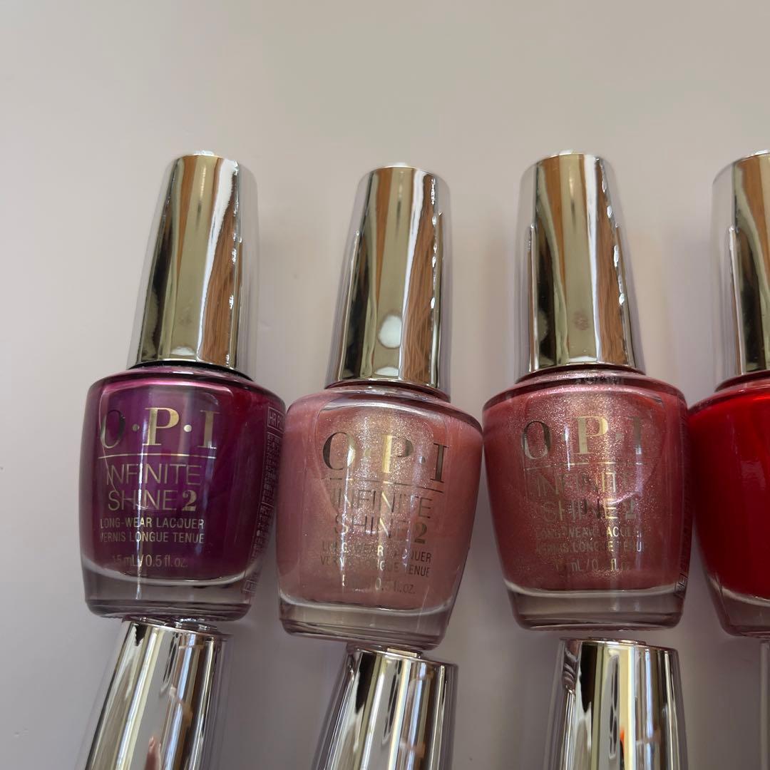 【スーパーセール❗️新品】 OPIインフィニットシャイン〔赤ピンク系〕まとめ売り