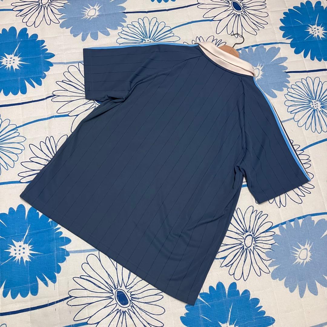 【希少】adidas Originalsピンストライプ　ジャージー　ゲームシャツ