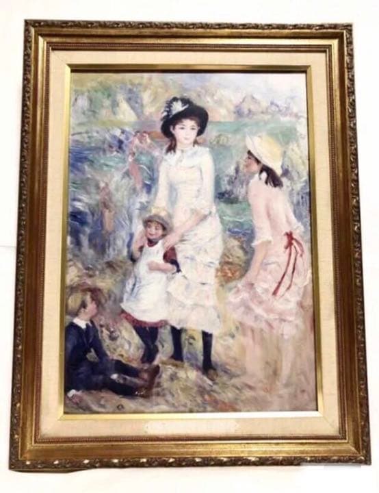 ■レプリカ■ポラロイドコレクション■ルノワール「ガーンジー島の海岸のこどもたち」