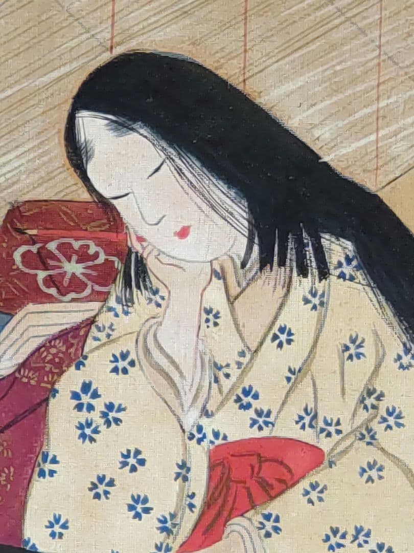 土佐光芳之紅葉之圖掛軸