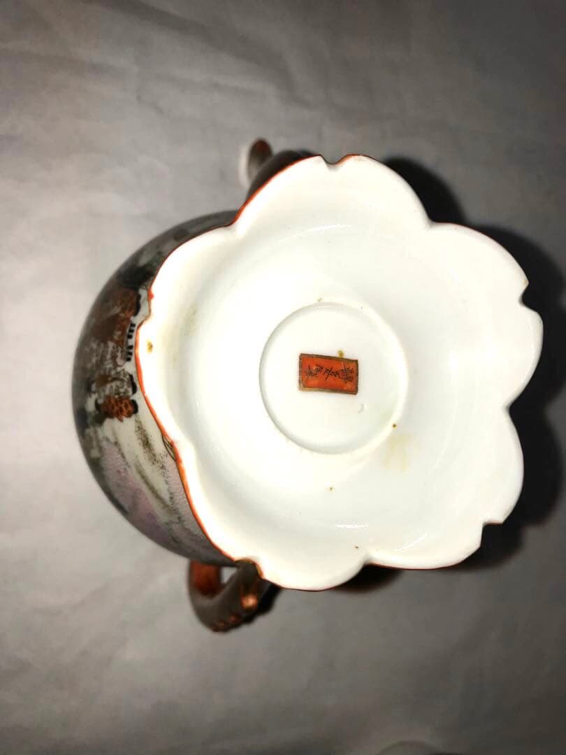 [綿埜製]九谷焼ティーポット(花魁道中花見図)