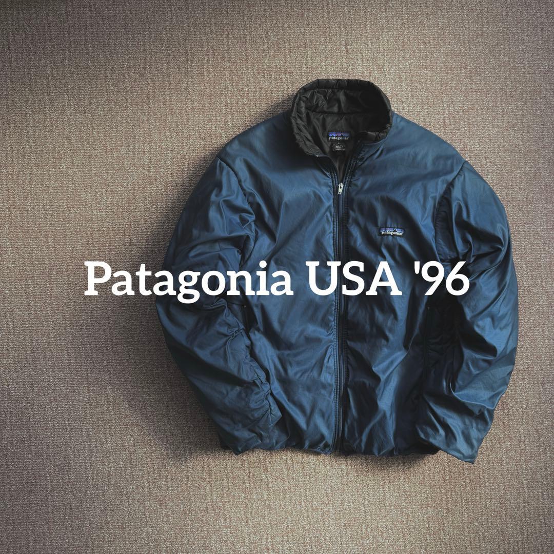 パタゴニア パフボール 96年 USA製 S ネイビー