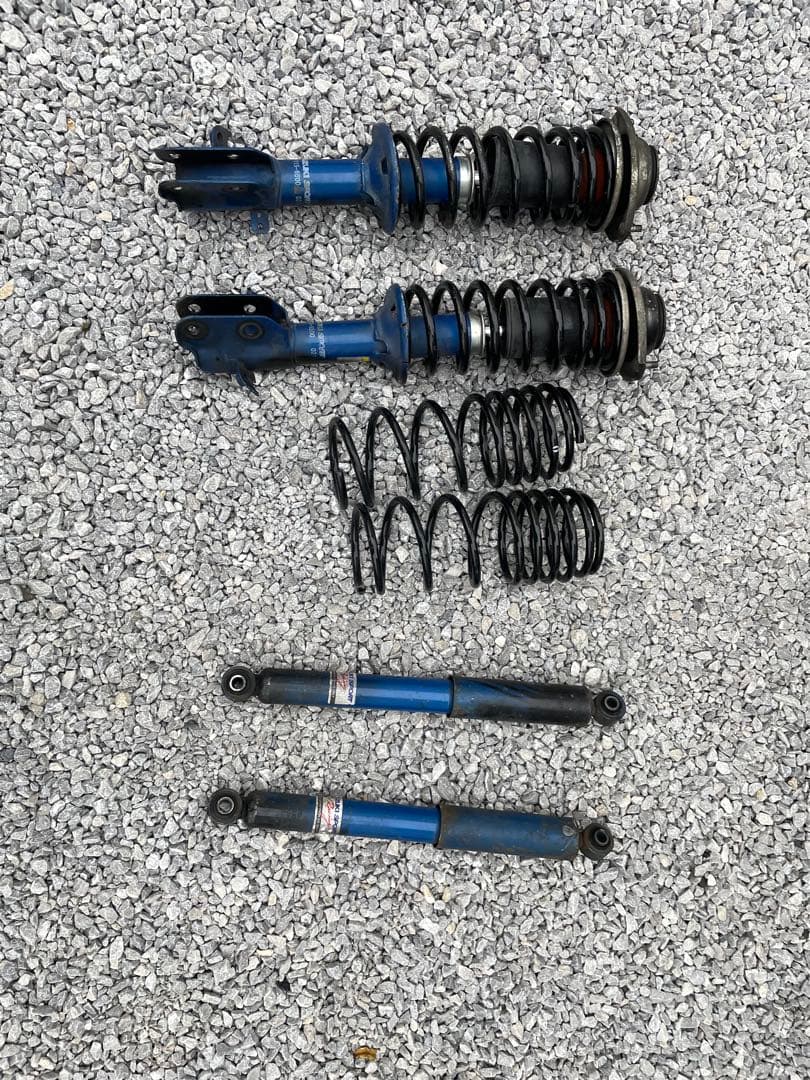 ha 22スズキスポーツサスペンション 4本ローダウンサスほぼ新品スプリング付き