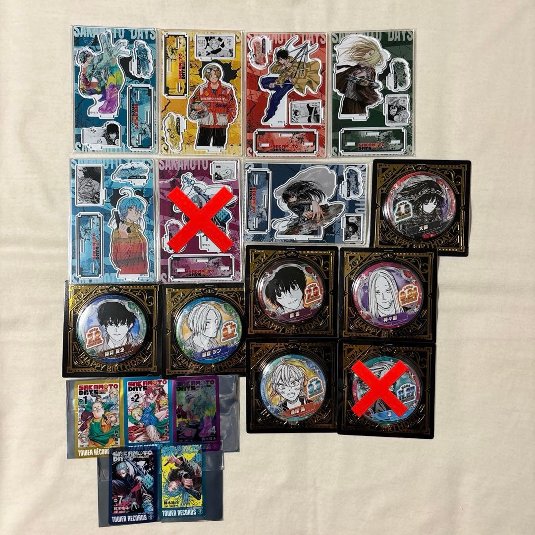 サカモトデイズ　バースデイ　缶バッジ　ジオラマ　タワレコ　特典　南雲　夏生　大佛