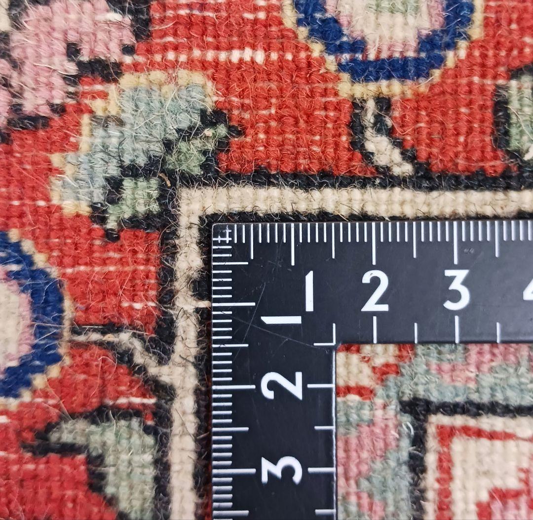 Y2742 トルコ絨毯 ヘレケ ウール×コットン 手織り 154×91㎝