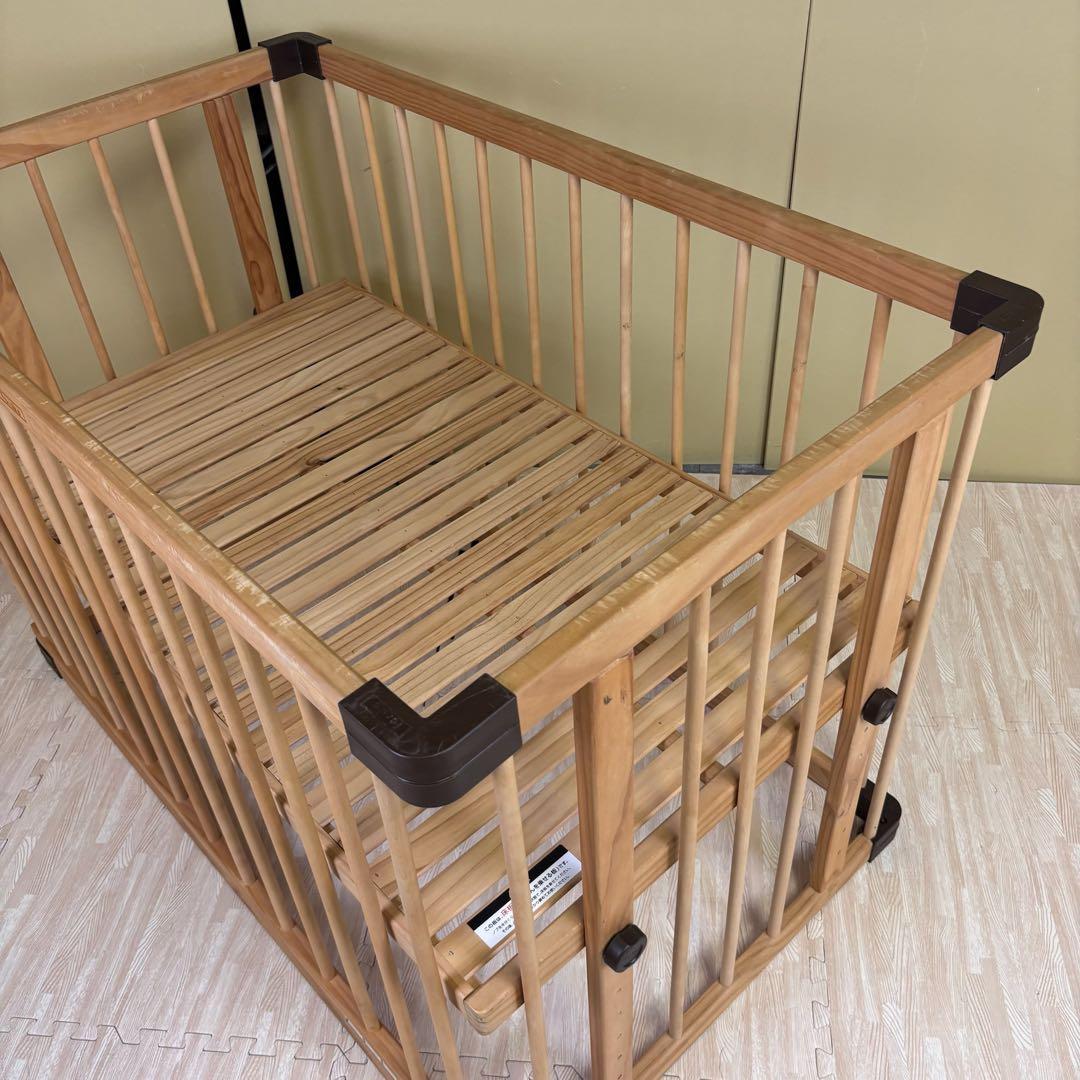 ☆除菌清掃済☆　ファルスカ　ベッドサイドベッド　ナチュラル