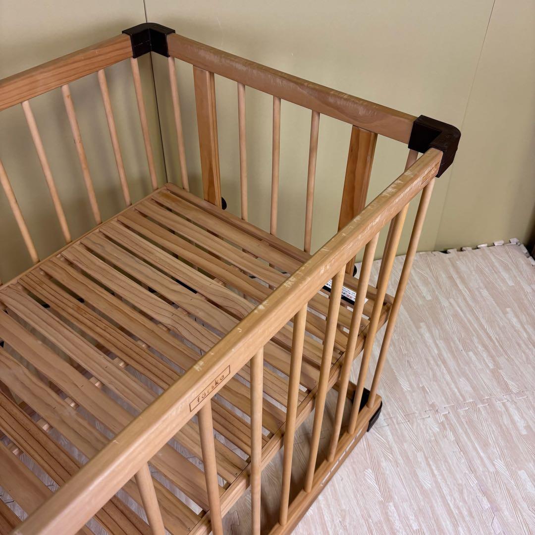 ☆除菌清掃済☆　ファルスカ　ベッドサイドベッド　ナチュラル