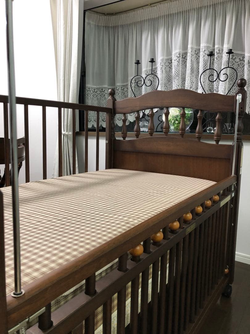 集金兵　　木製ベビーベッド 日本製