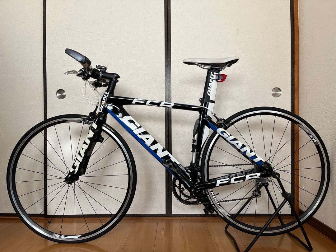 【送料込み／希少美品】GIANT FCR1クロスバイク ブラック/ブルーSサイズ