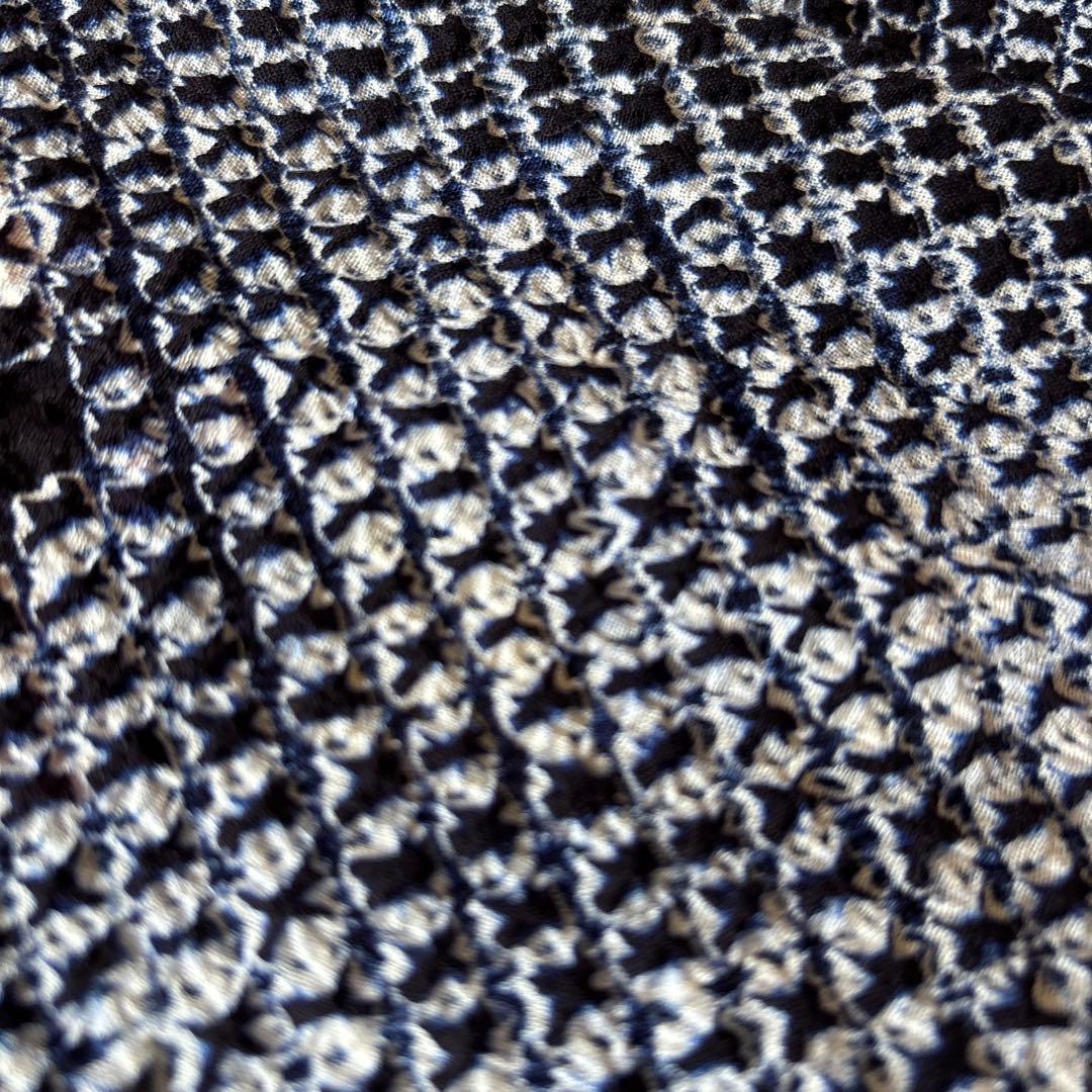 有松絞り　浴衣　美品　花火