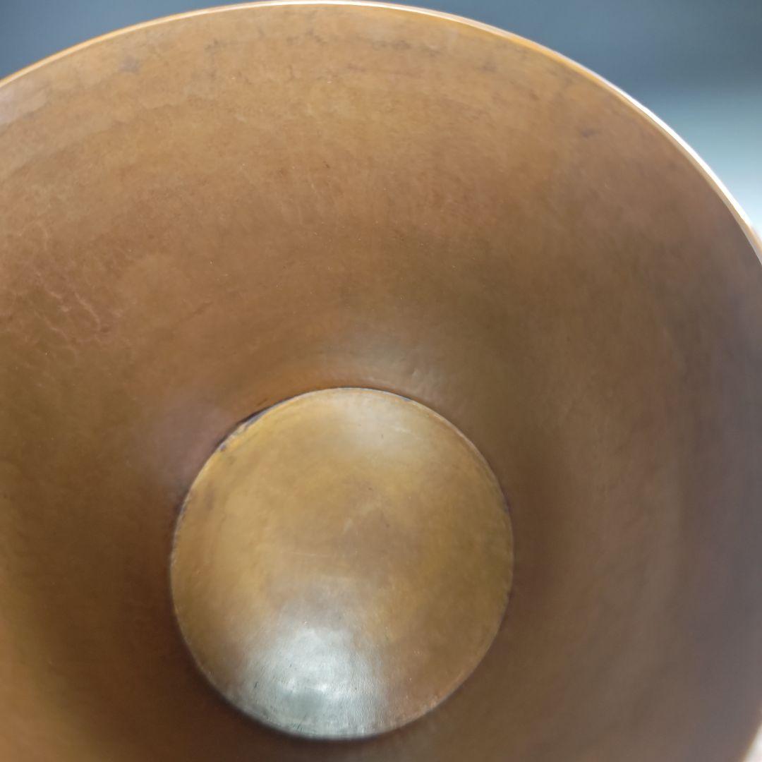 ウ285 健水『玉川堂』『銀古味　銅製健水　こぼし　共箱』茶道具