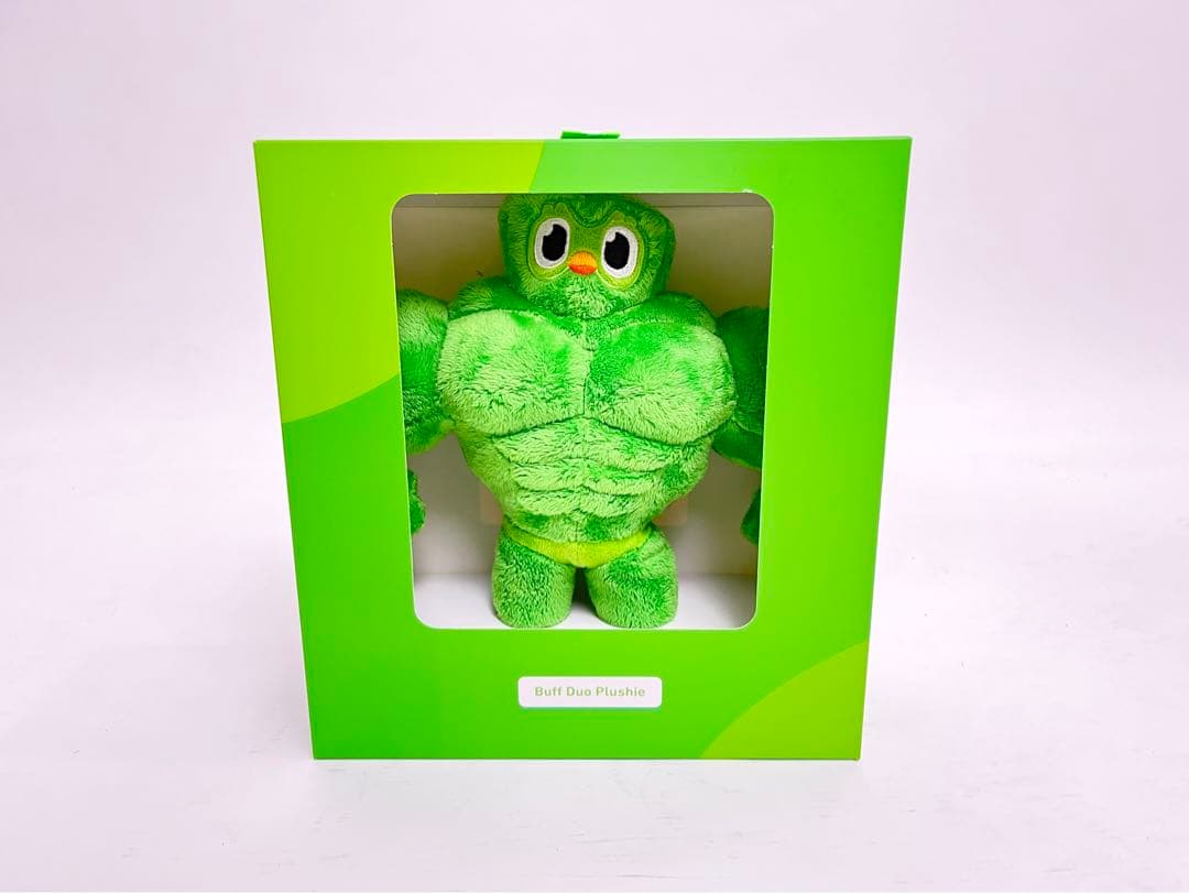 【デュオリンゴ】むきむきデュオぬいぐるみ！DUOMARTクジ Duolingo