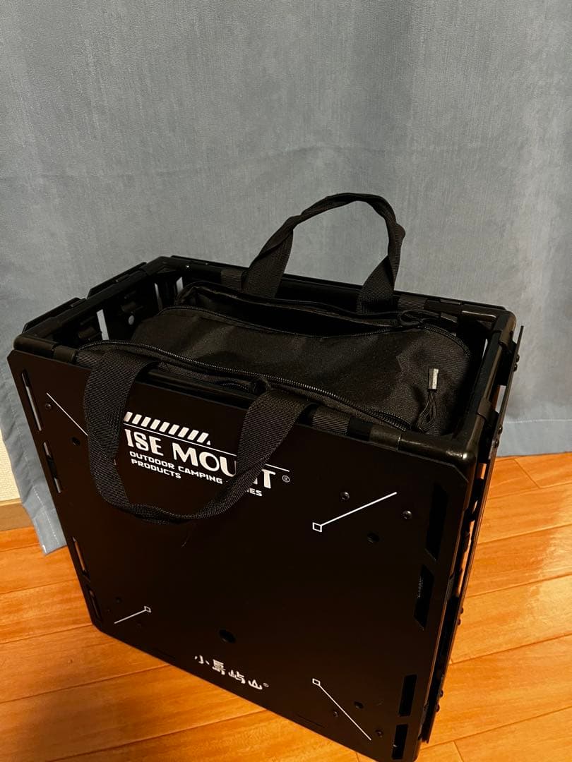 本日限定価格 コンテナボックス ブラックキャンパー ソロキャンパーに キャンプ