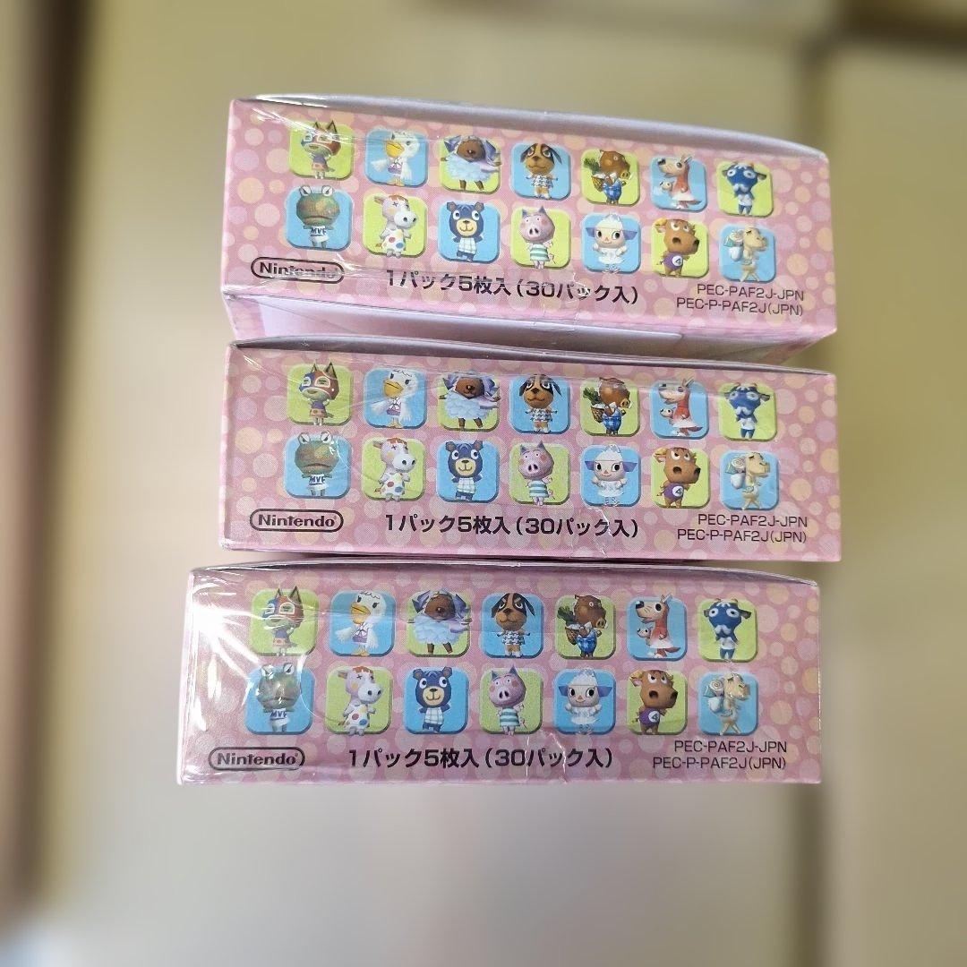 ★ 新品、未開封 どうぶつの森+カードeコレクションカードシリーズ2 3箱セット
