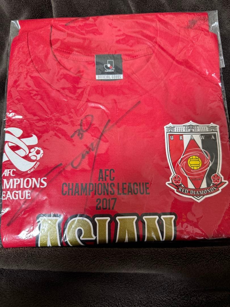 浦和レッズ ACL2017優勝 直筆サイン入りシャツ