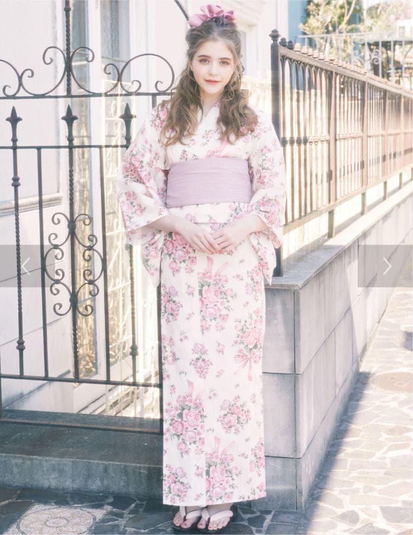 【新品】Maison de FLEUR♡巴里のブーケ浴衣