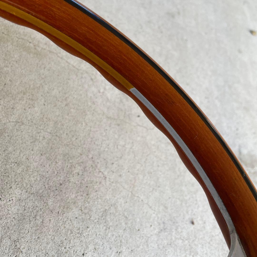 ナルディ　ウッドステアリング　直径約35.5cm ボス付き(品番OT-163)