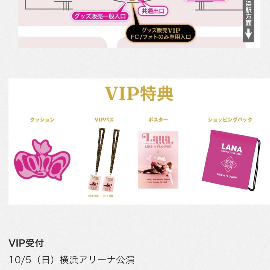 LANA 横浜アリーナ VIP 特典 限定 Like a Flower