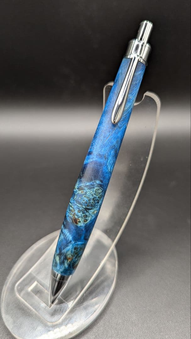 312ペン工房翌檜　スタビライズドウッドバーチバール　木軸シャーペン　ボールペン