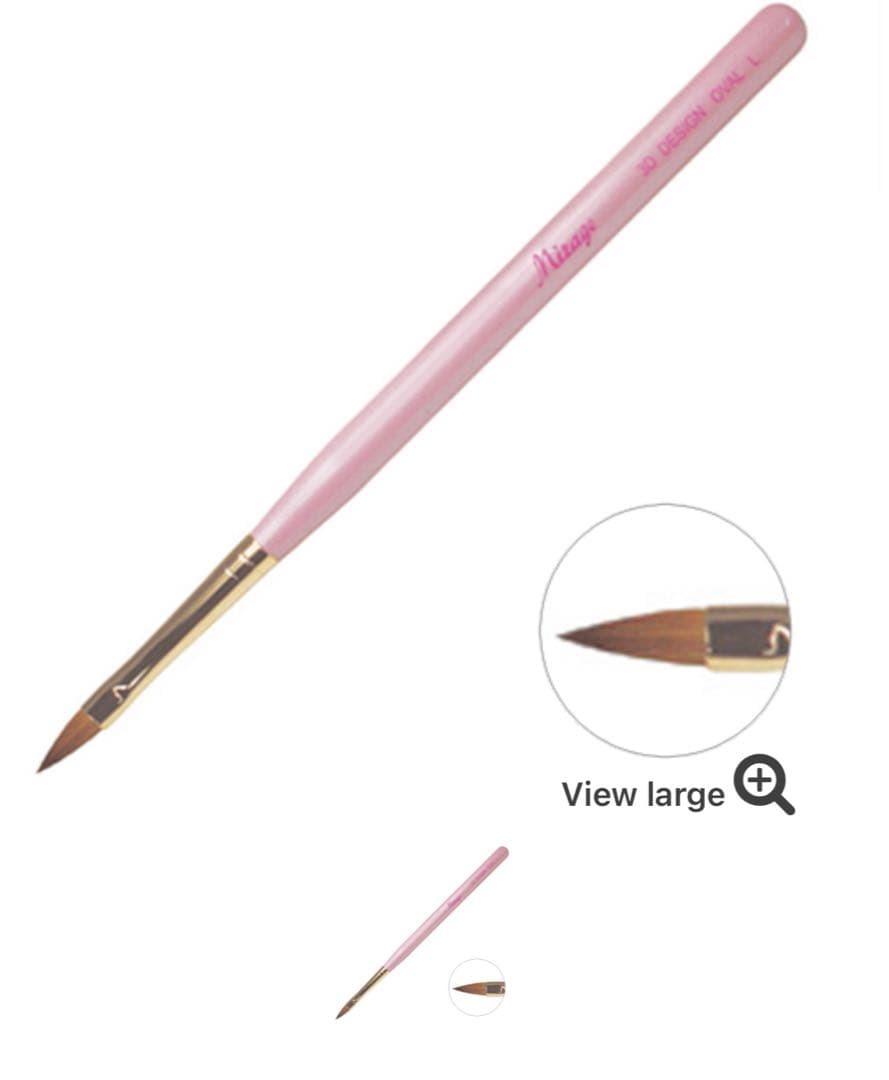 Mirage 3Dデザインブラシ オーバルL