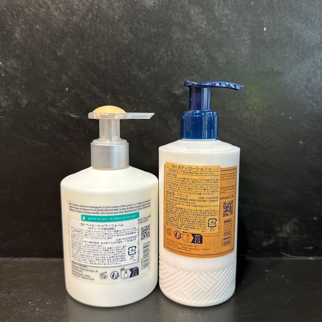 L'OCCITANE ベイビーシャワーフォーム&シアリッチボディローションセット