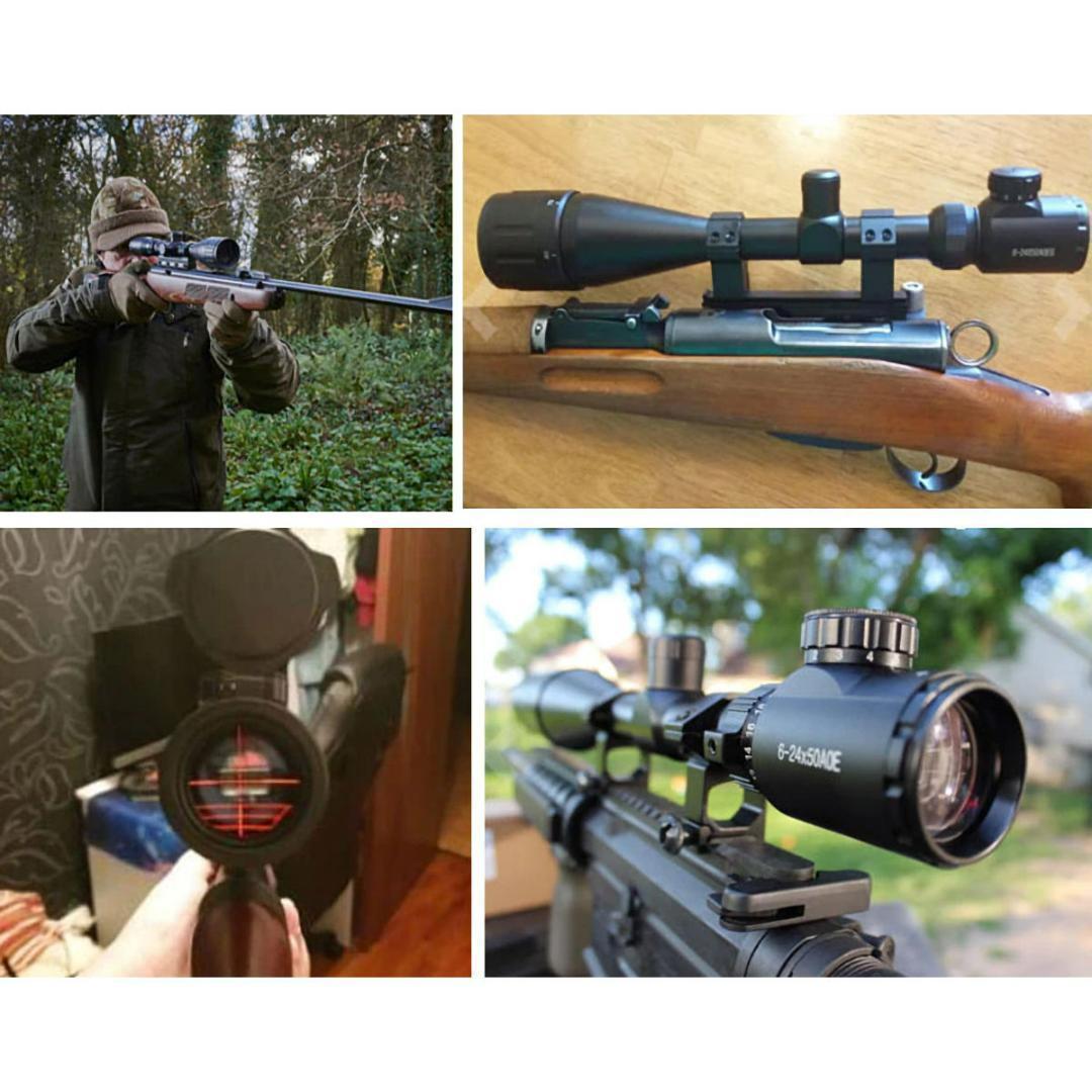 Bestsight製 実銃用 スコープ 24倍 6-24x50 11mmリング含