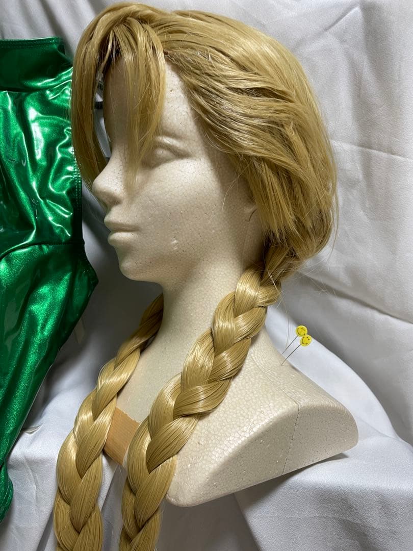 【値引交渉可】ストリートファイター　キャミィ コスプレ衣装　ウィッグ・グローブ付