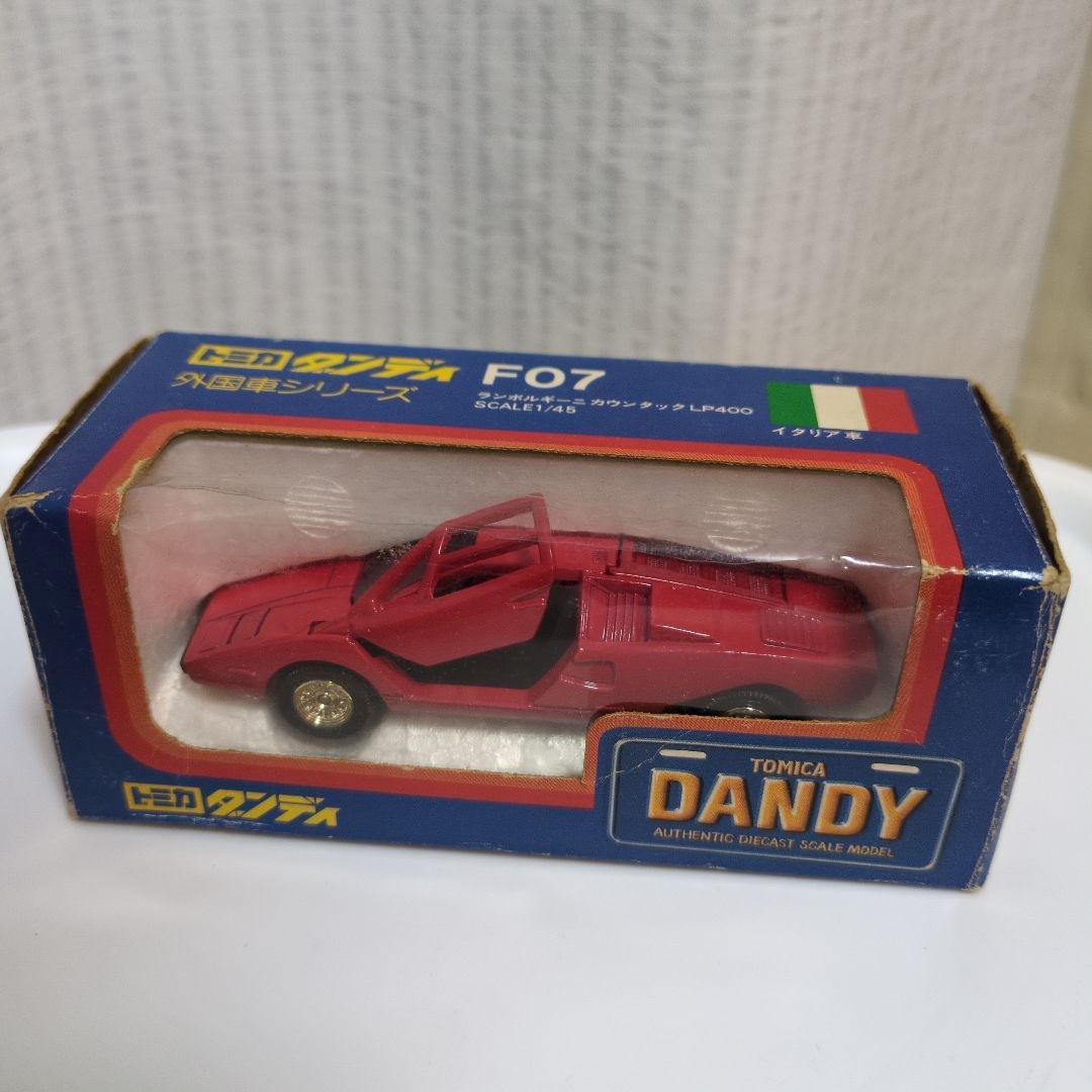 昭和レトロ　トミカダンディ　F07 ランボルギーニ　カウンタック　LP400