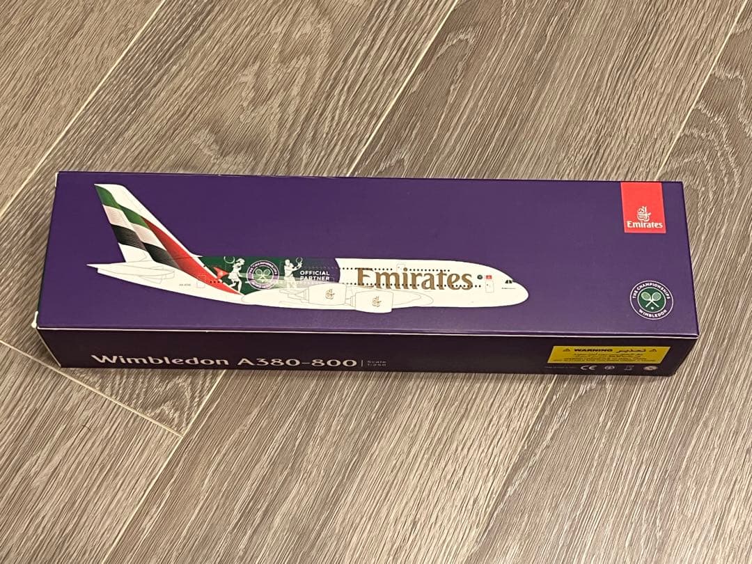 【限定品】エミレーツ航空オフィシャル模型 ウィンブルドン エアバス A380