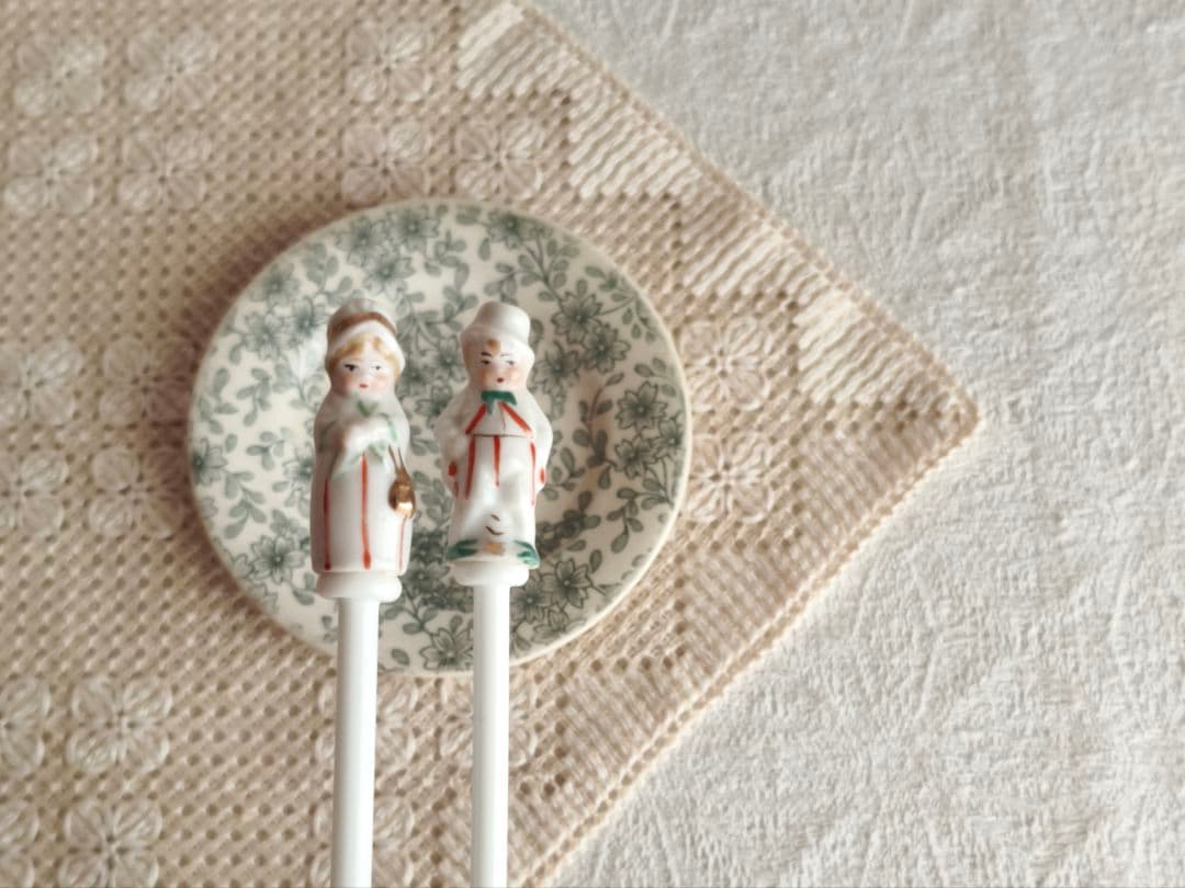 【meryukiさま】vintage spoon ❀ 女の子の マドラースプーン