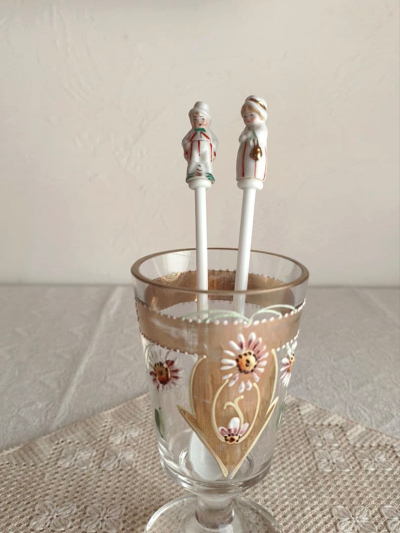 【meryukiさま】vintage spoon ❀ 女の子の マドラースプーン