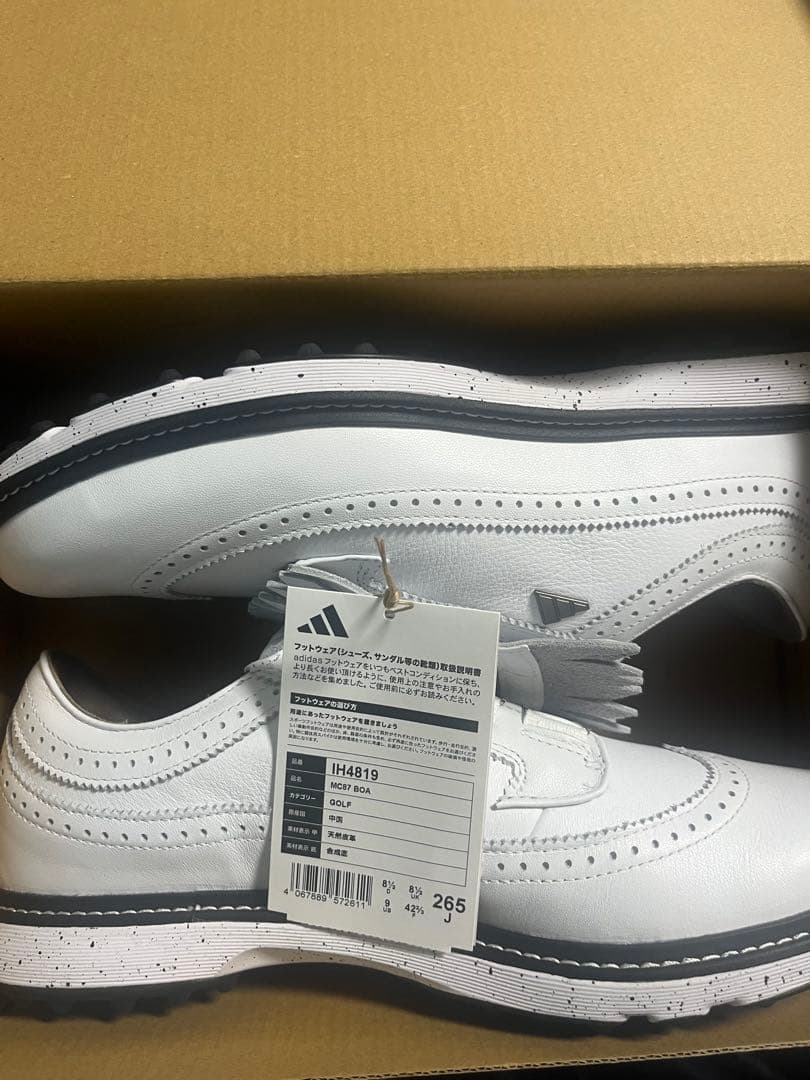 新品　MC87 ゴルフシューズ　BOA アディダス　adidas 26.5