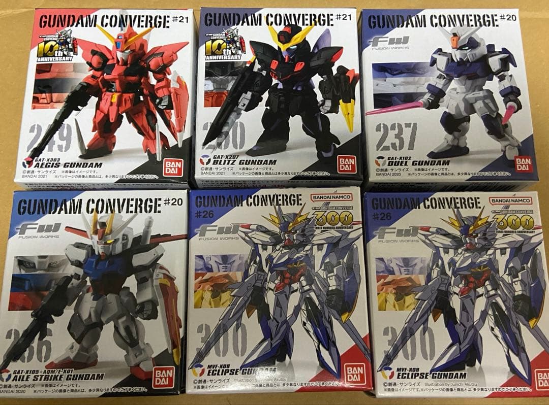 GUNDAM CONVERGE SEEDセット