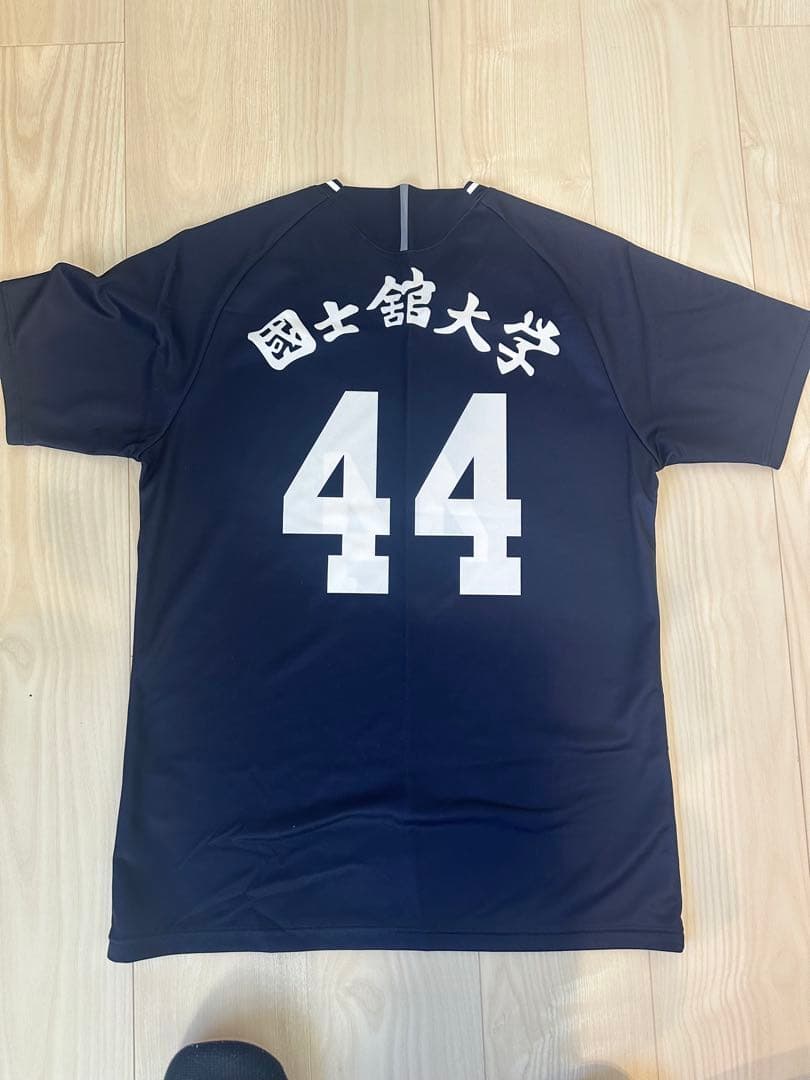国士舘大学　バレーボール　ユニホーム 44番　ネイビー