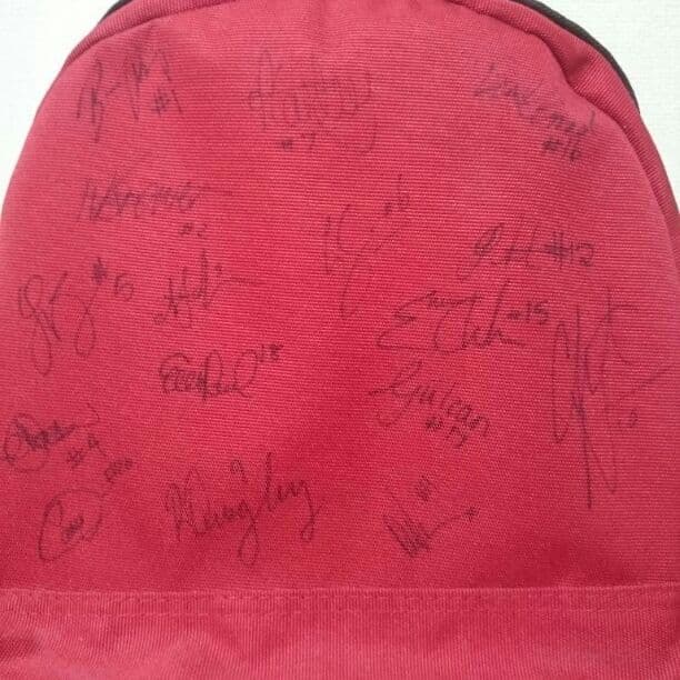 サッカー オーストラリア代表サイン入りリュック