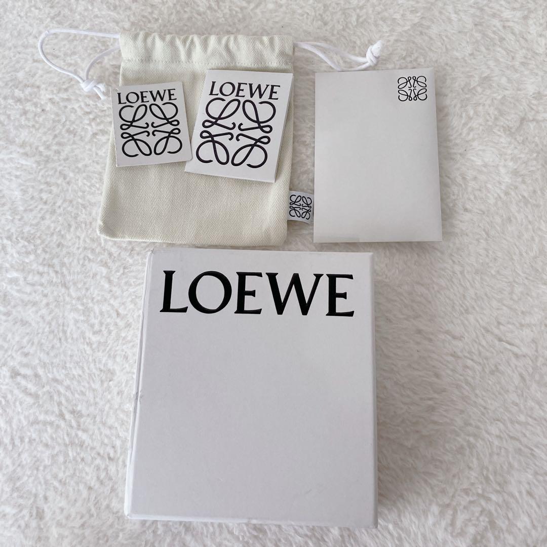 未使用級✨ロエベ　アナグラム　スクエアカードホルダー　名刺入　定価5.5万