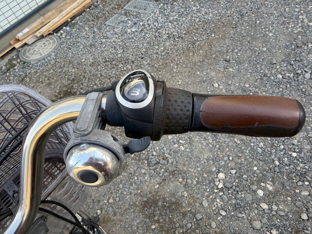 電動アシスト自転車 青色 26インチ