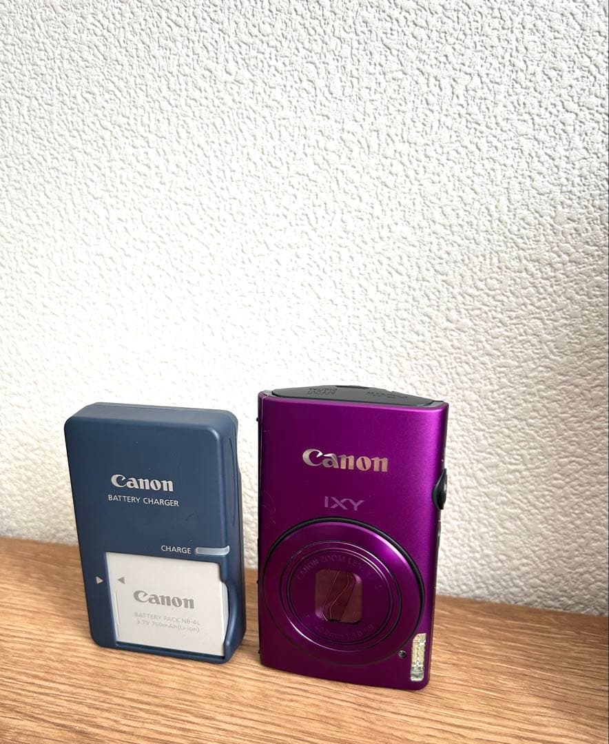 Canon IXY 600F パープル 本体と付属品