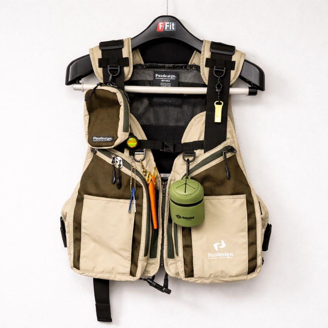 パズデザイン FTGストリームベストII オリーブ