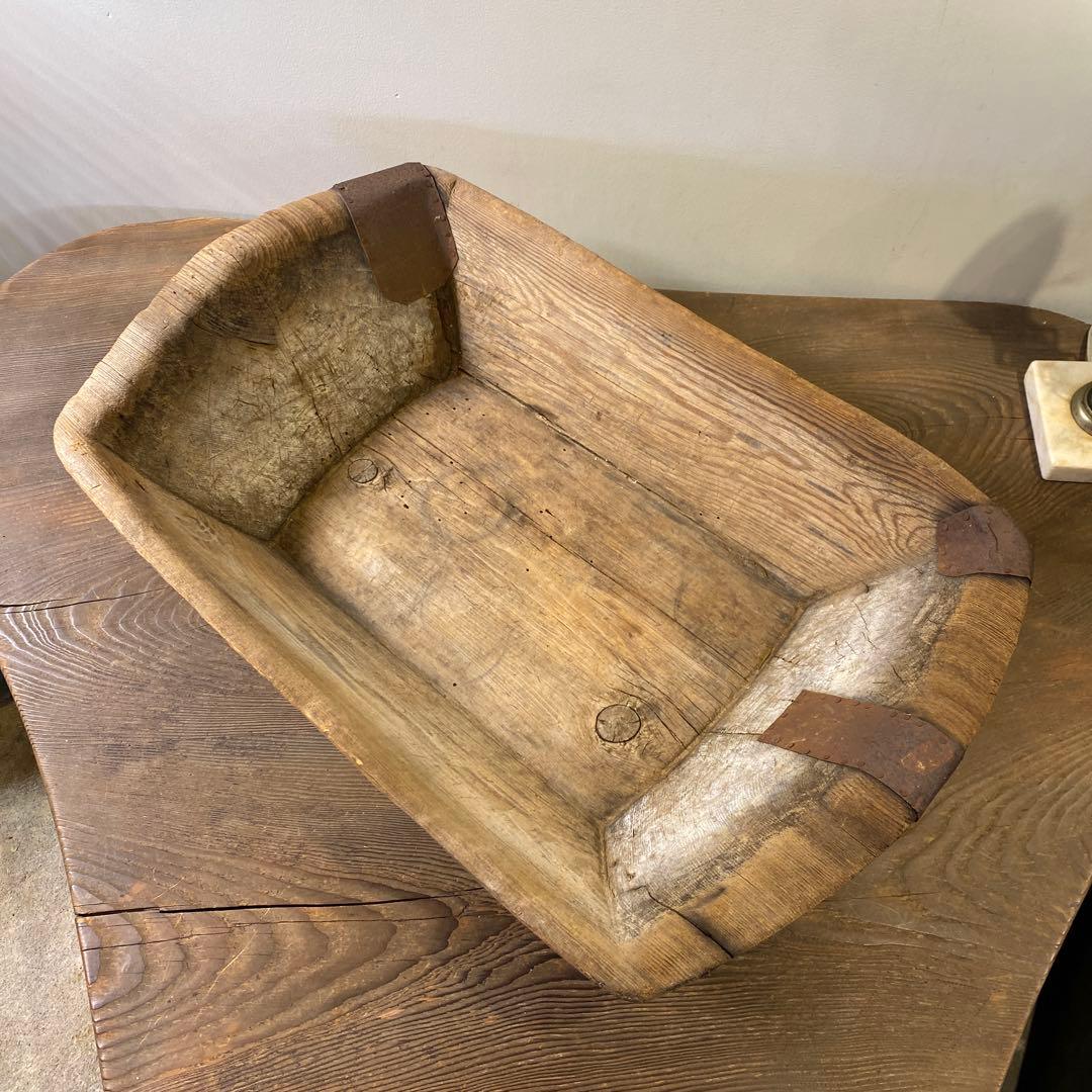 アンティークウッドボウル 大きな木の器