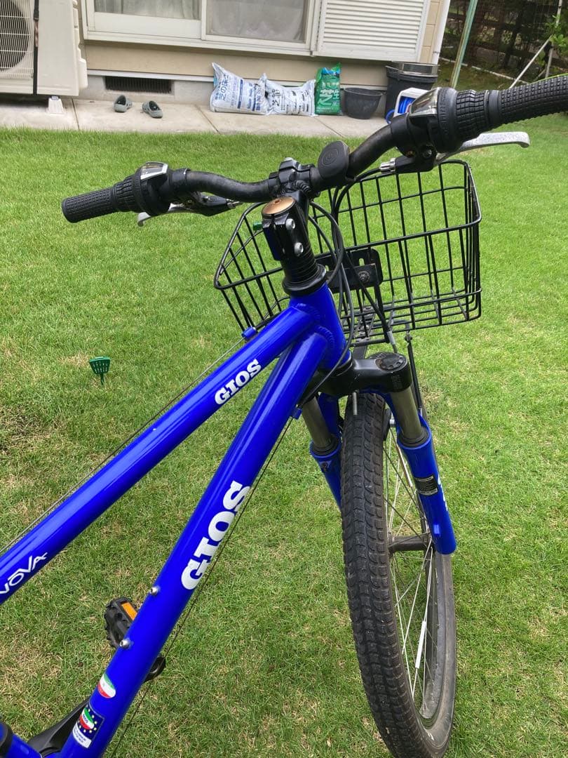 関西　gios genova 24 ジオス　ブルー　クロスバイク　MTB 自転車