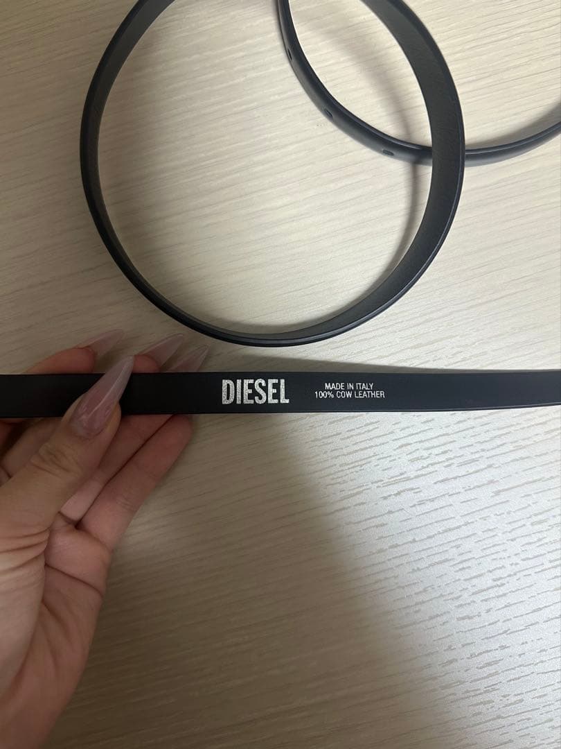 DIESEL BーCharm レザーベルト