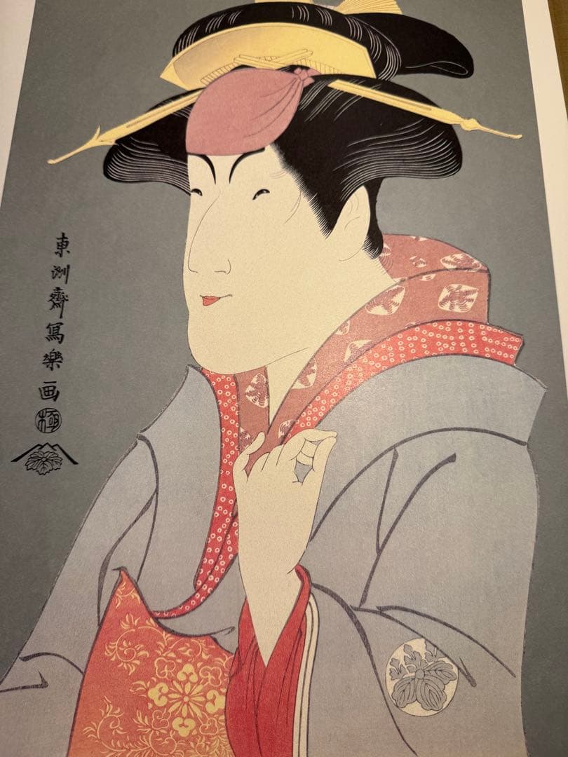 中日新聞社 写楽 SHARAKU 骨董 古美術 浮世絵 版画 印刷40版