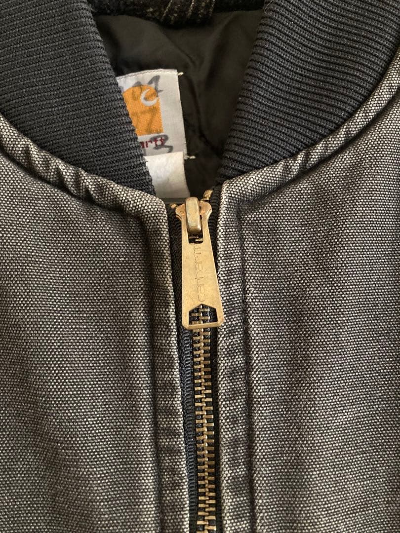 Carhartt カーハート　ダックベスト　ブラック　フェード　XL