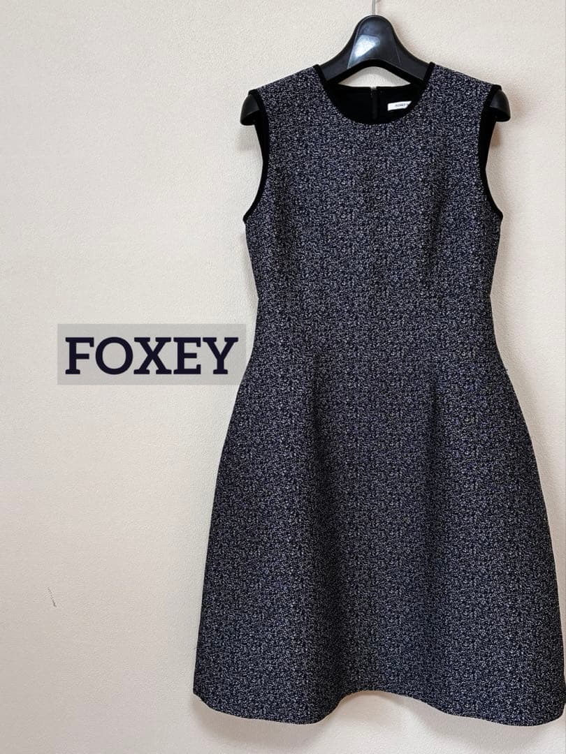 FOXEY NEW YORK サマーツイード　ワンピース　38
