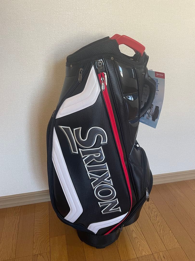 KTMさま　新品★Srixon 軽量キャディバッグ 黒/赤/白