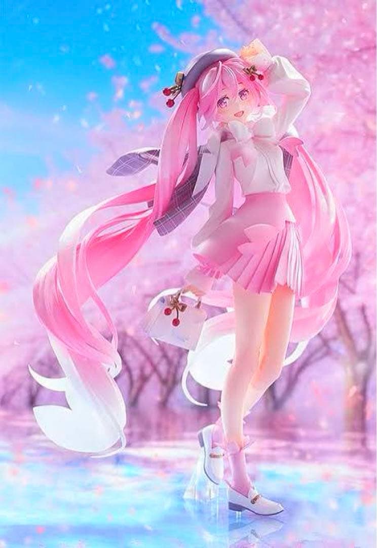 初音ミク 初音ミク＆桜ミク 描き下ろしマルチクロス