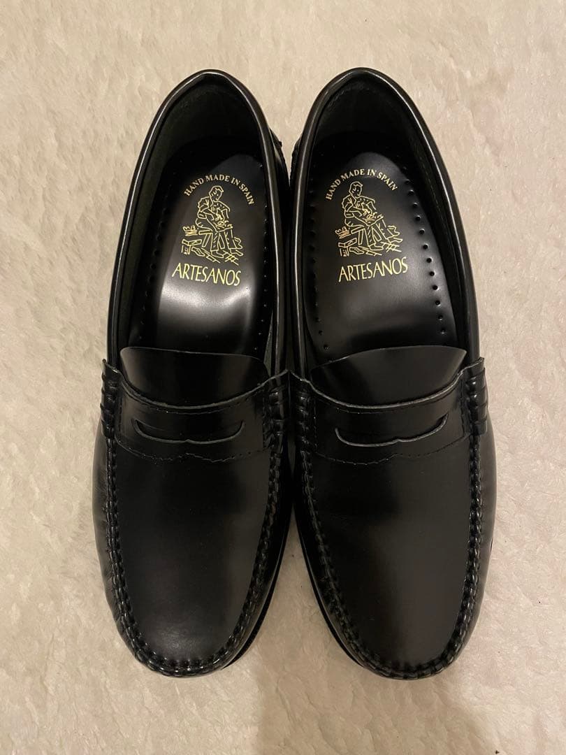 ARTESANOS 黒 ローファー 38