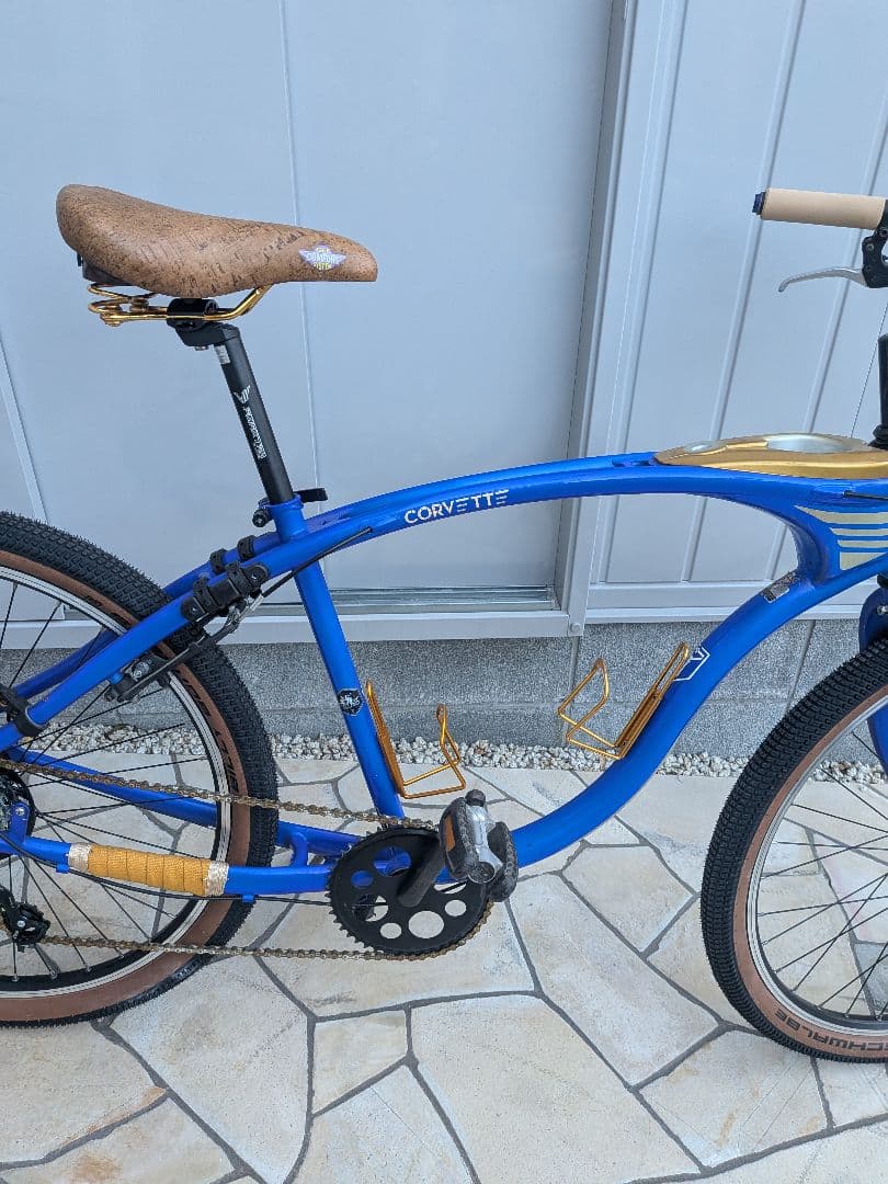 【パーツ追加】【お買得品】SCHWINNビーチクルーザー改クランカーカスタム中古