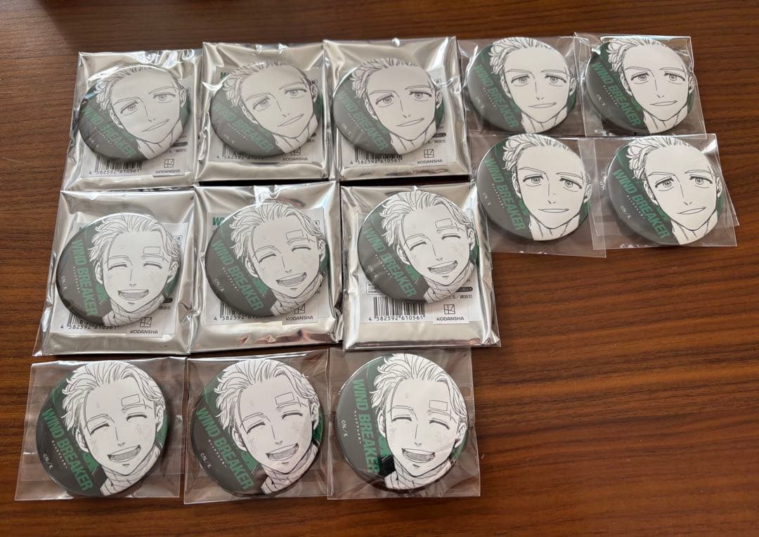 wind breaker ウィンブレ 梅宮一 トレーディング缶バッジ UMA